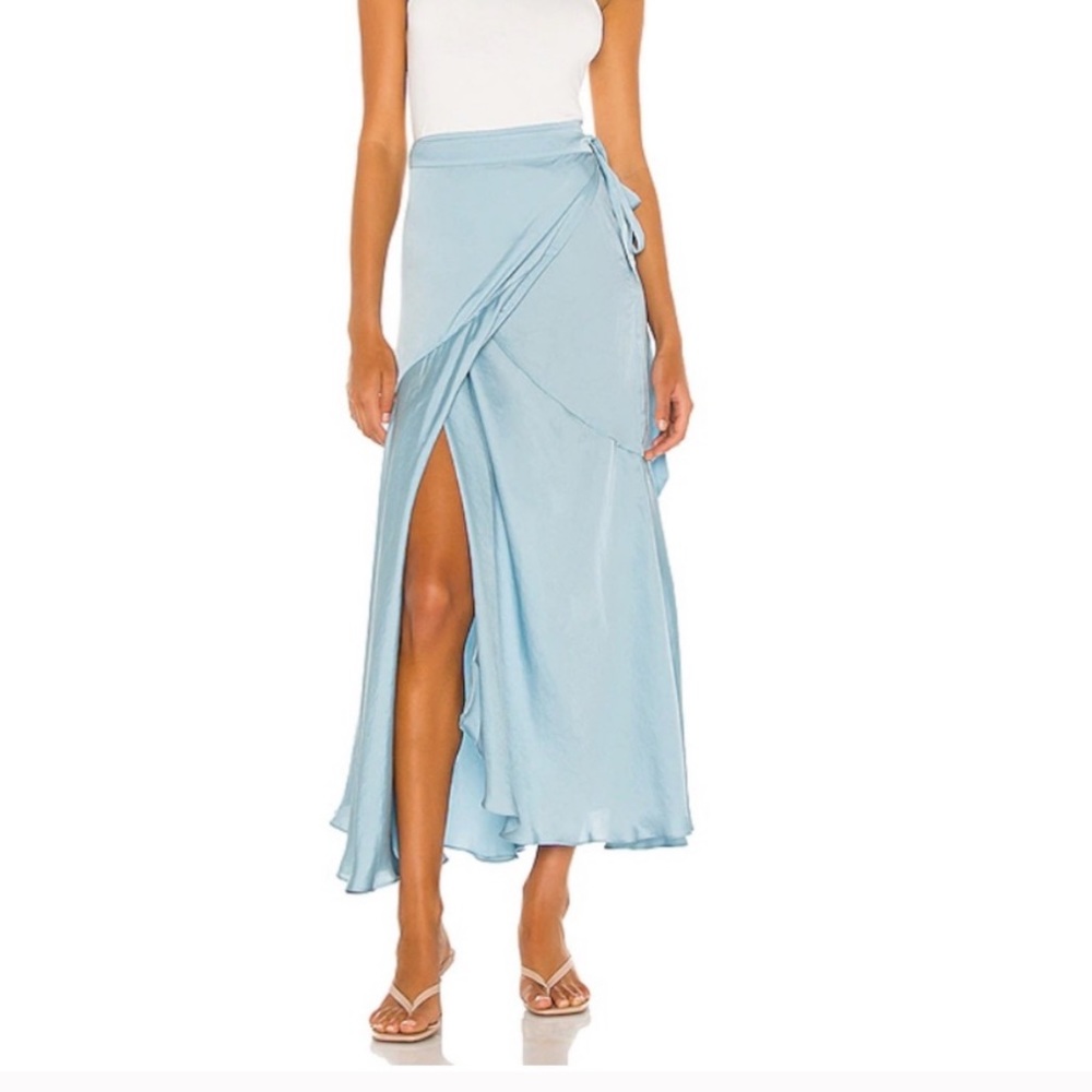 FREE PEOPLE - NEW So Silky Wrap Skirt - Size S